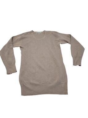 Vintage Ragno pure wool thick knit sweater neutral retro preppy minimalist